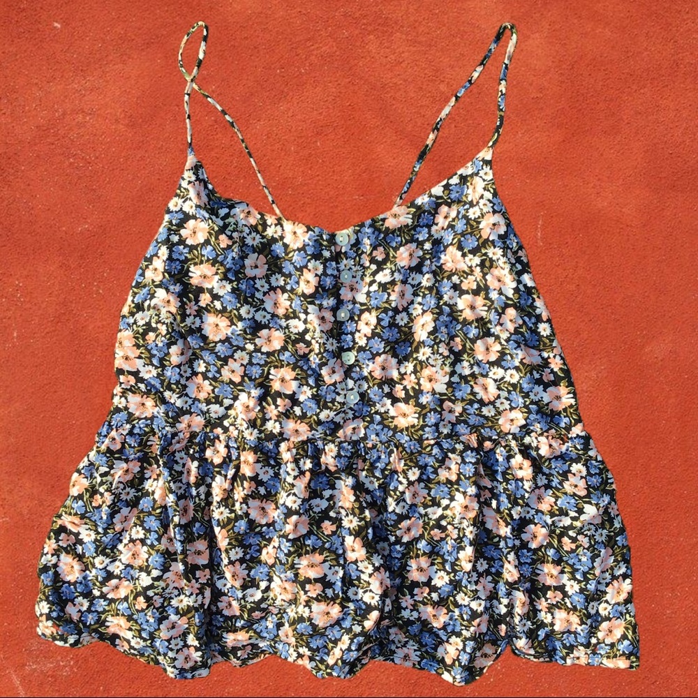 FLORAL STRING TANK